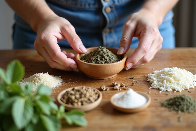 Procesul de selecție a ingredientelor naturale pentru produsele GlucoFord, cu plante și extracte botanice.